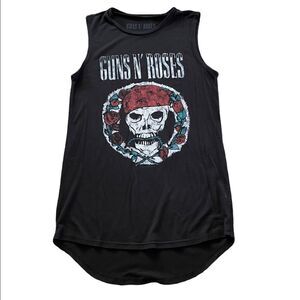 GUNS N ROSES Skull Graphic Sleeveless Shirt Size XS
